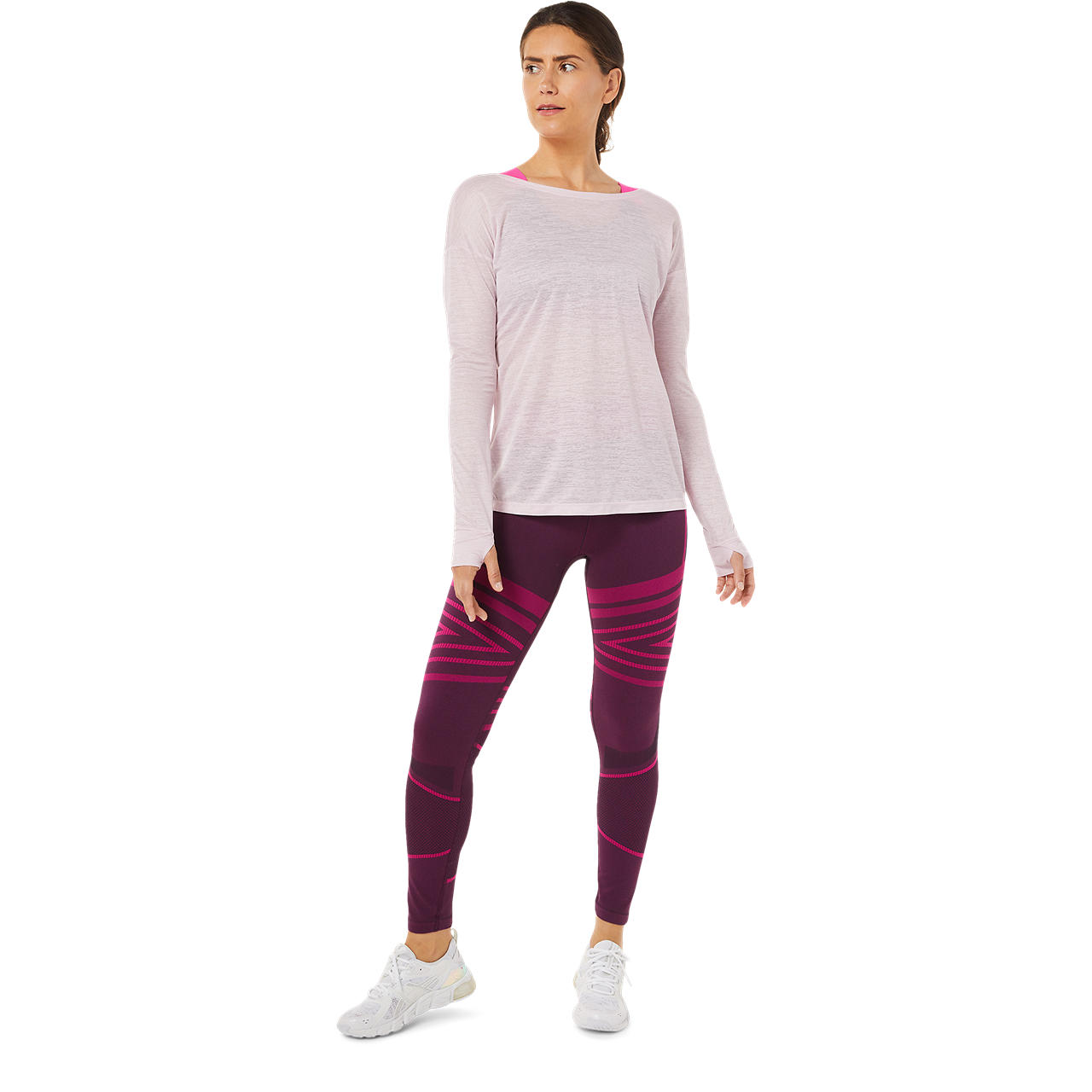 ASICS WOMEN OPEN BACK LS TOP image number null