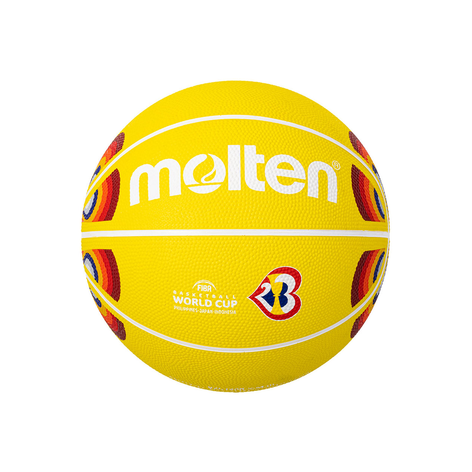 MOLTEN B7C1600-Y OFFICIAL BALL FOR FIBA WORLD CUP 2023 SIZE 7 (YELLOW)