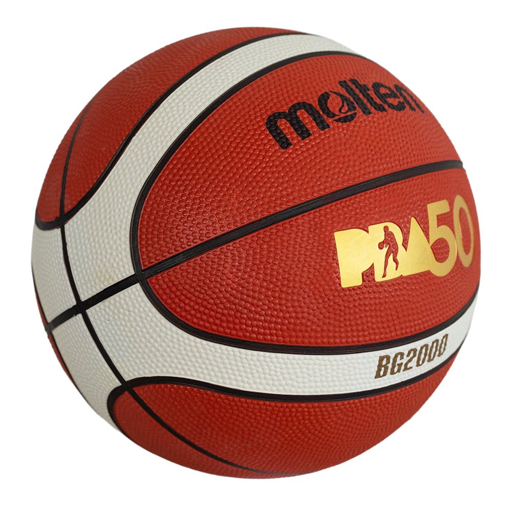 MOLTEN B7G2000-PBA 50TH ANNIVERSARY RUBBER BASKETBALL, , large image number null