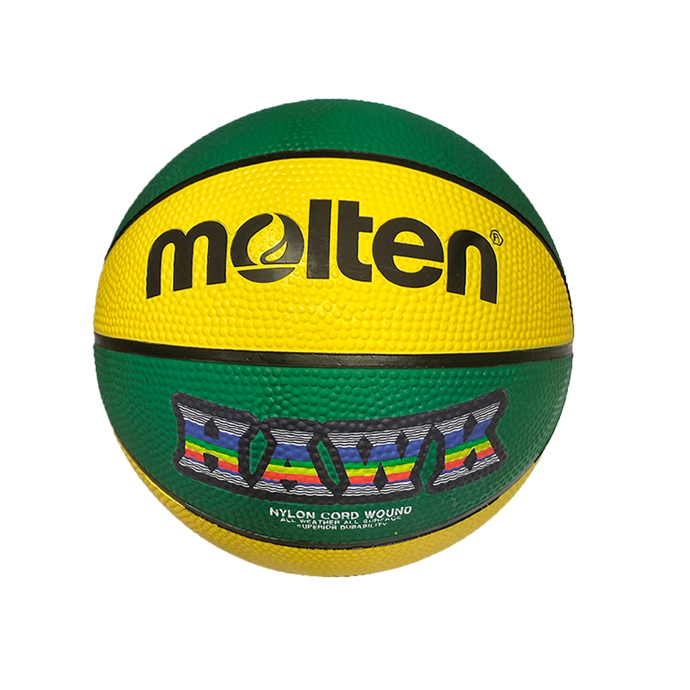 MOLTEN BC3R-HAWK2 MINI BASKETBALL, YellowGreen, swatch