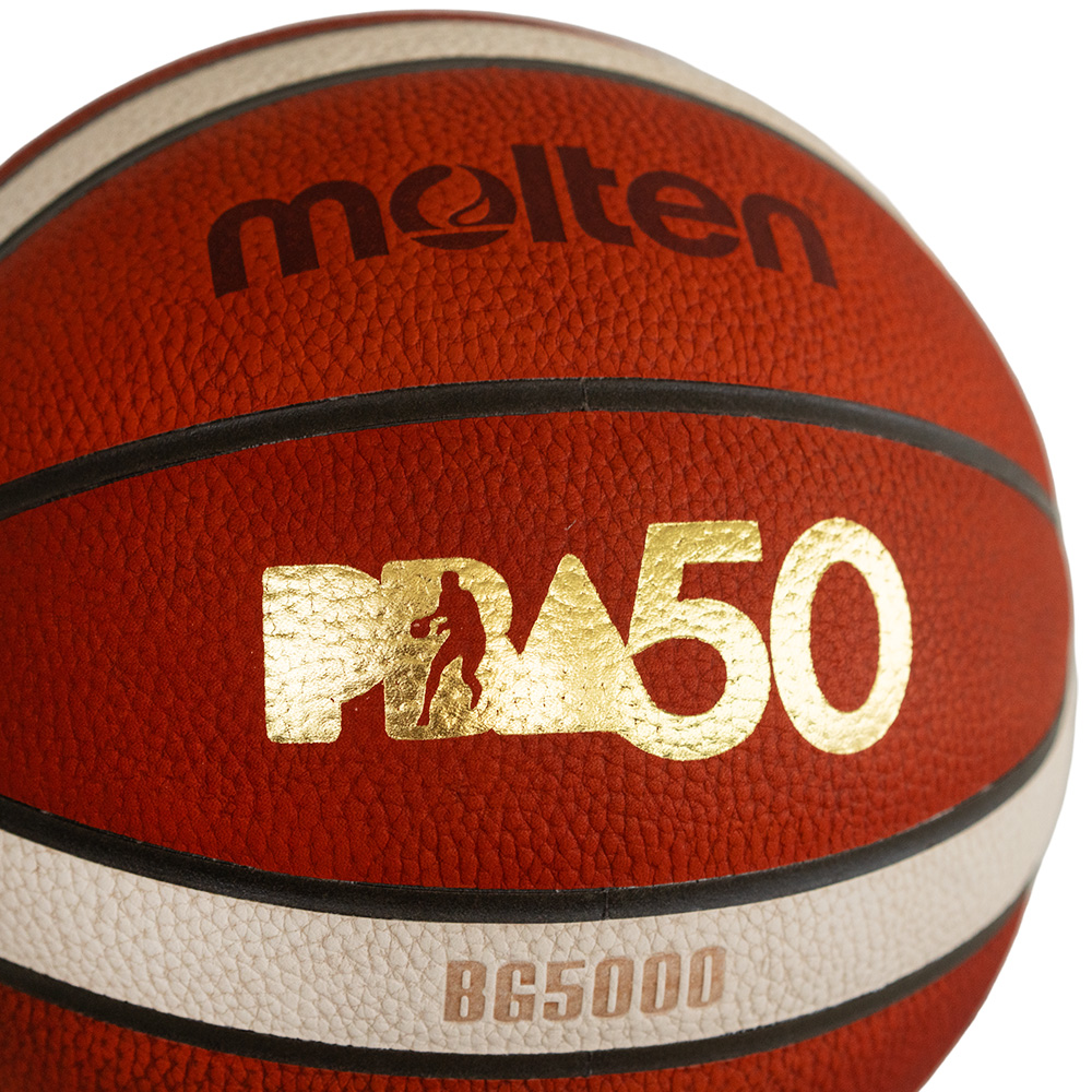 MOLTEN B7G5000-PBA 50TH ANNIVERSARY OFFICIAL GAME BALL, , large image number null