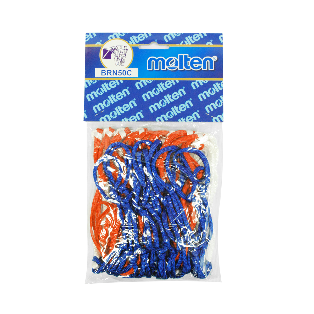 MOLTEN BRN50C BASKETBALL RING NET (TRICOLOR)