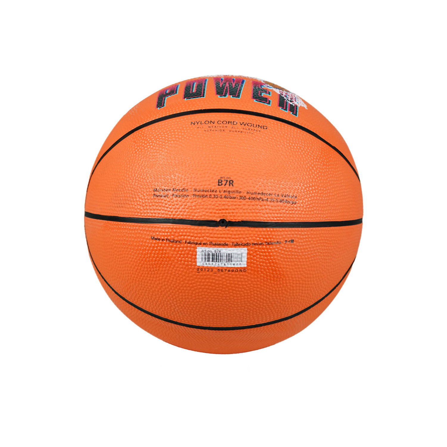 B7R Shoot Power Basketball Size 7, , large image number null