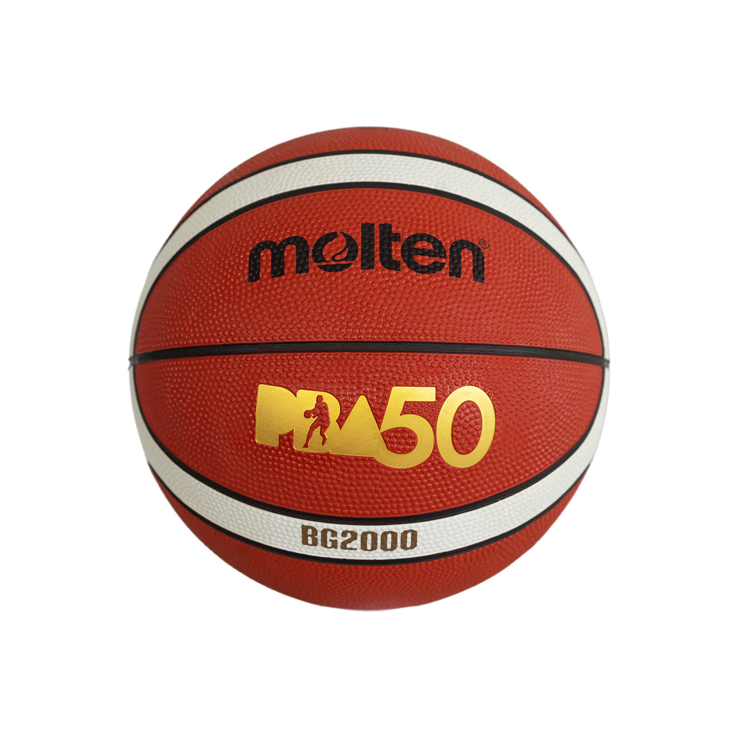 MOLTEN B7G2000-PBA 50TH ANNIVERSARY RUBBER BASKETBALL