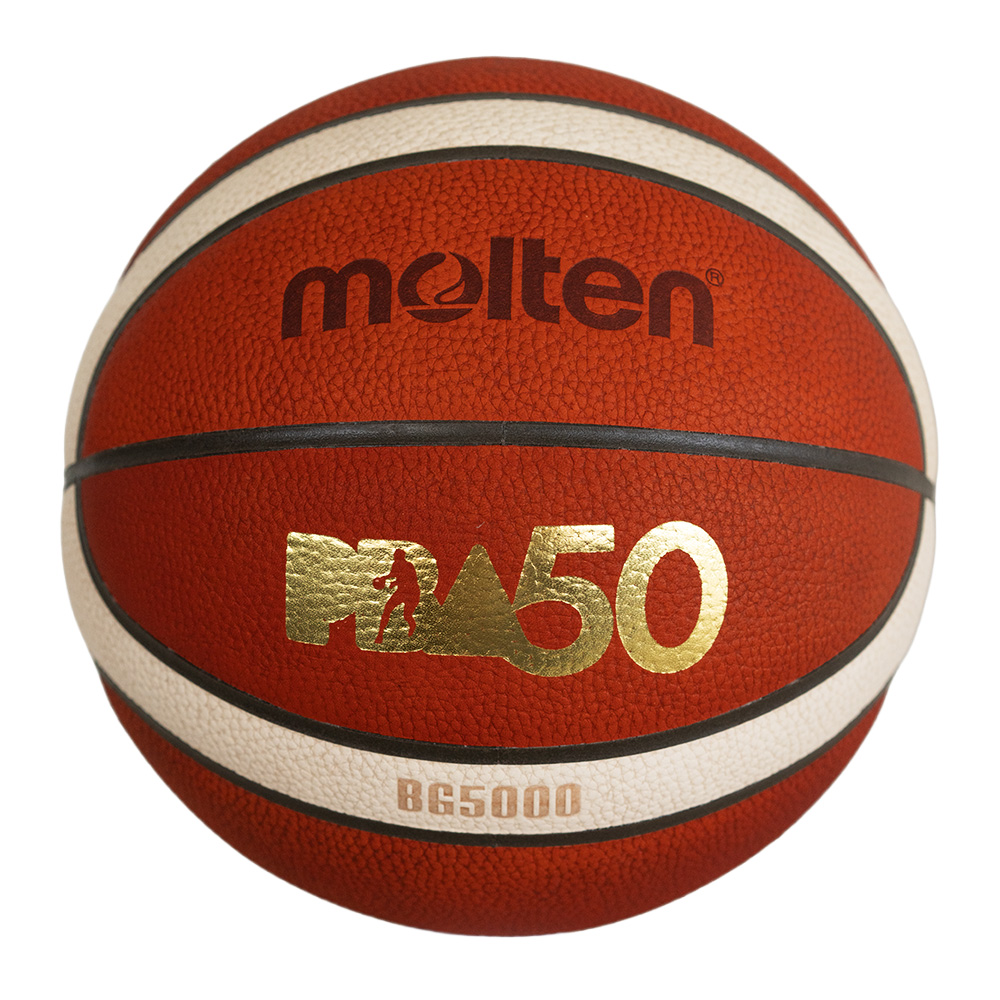 MOLTEN B7G5000-PBA 50TH ANNIVERSARY OFFICIAL GAME BALL