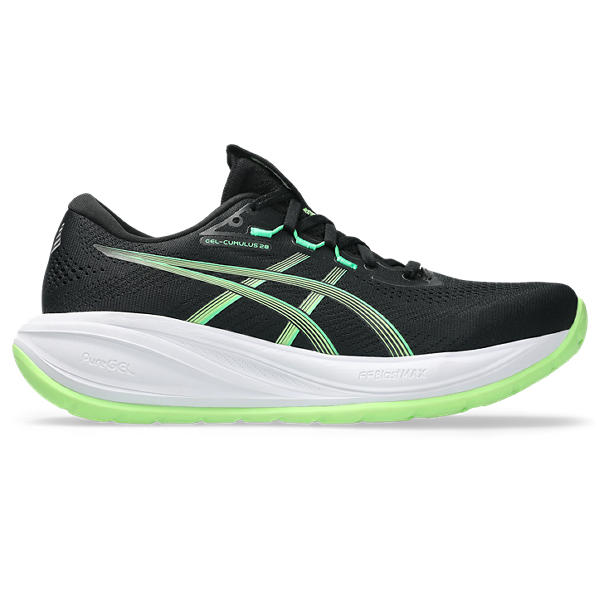 GEL-CUMULUS 28, BLACK/ILLUMINATE GREEN, swatch