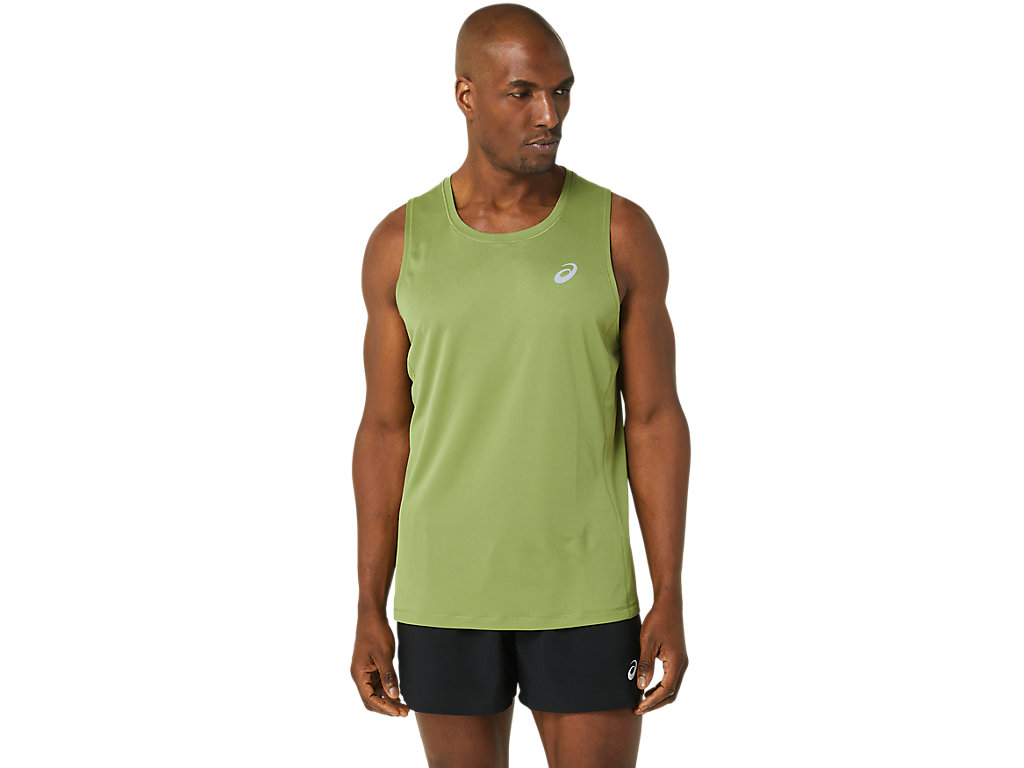 ASICS SILVER SINGLET, CACTUS, swatch