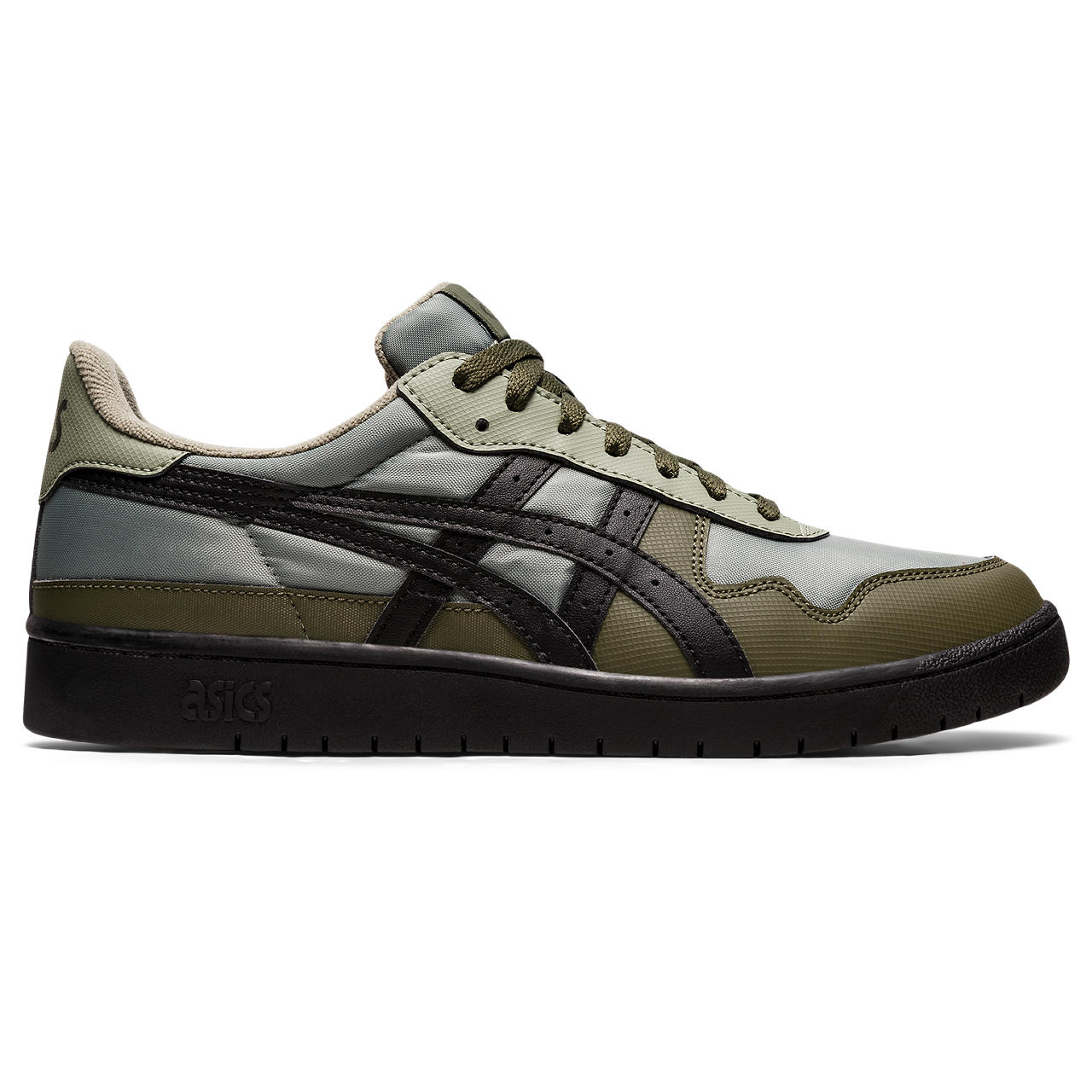 ASICS JAPAN S, LICHEN GREEN/BLACK, swatch