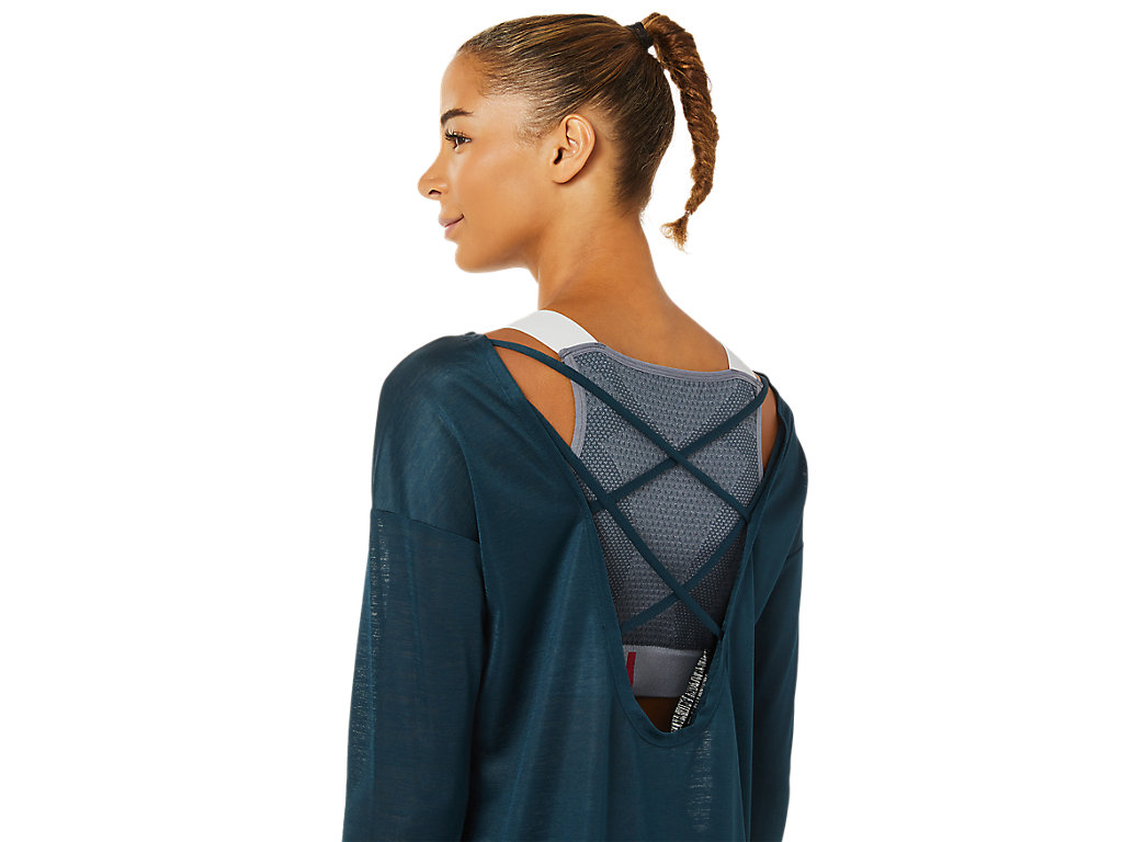 ASICS WOMEN OPEN BACK LS TOP image number null
