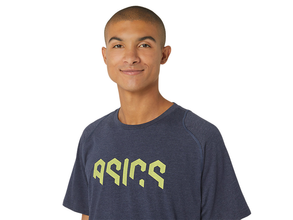 ASICS HEX GRAPHIC COTTON BLEND SS TEE image number null