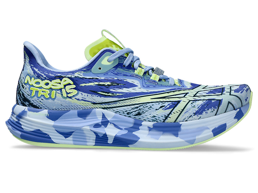 ASICS NOOSA TRI 15, SAPPHIRE/ILLUMINATE YELLOW, swatch