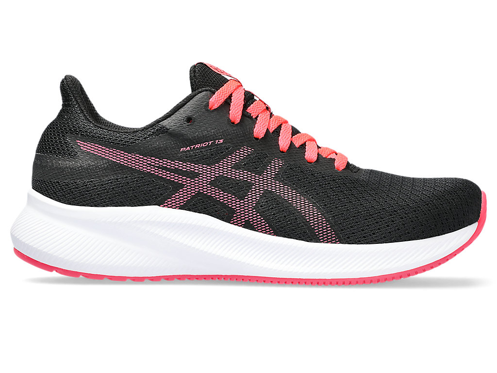 ASICS PATRIOT 13, BLACK/DIVA PINK, swatch