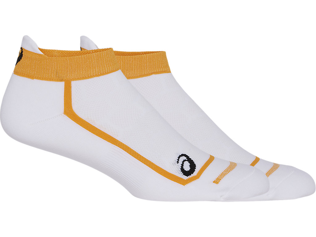 ASICS ROAD SINGLE TAB, BRILLIANT WHITE/FELLOW YELLOW, swatch