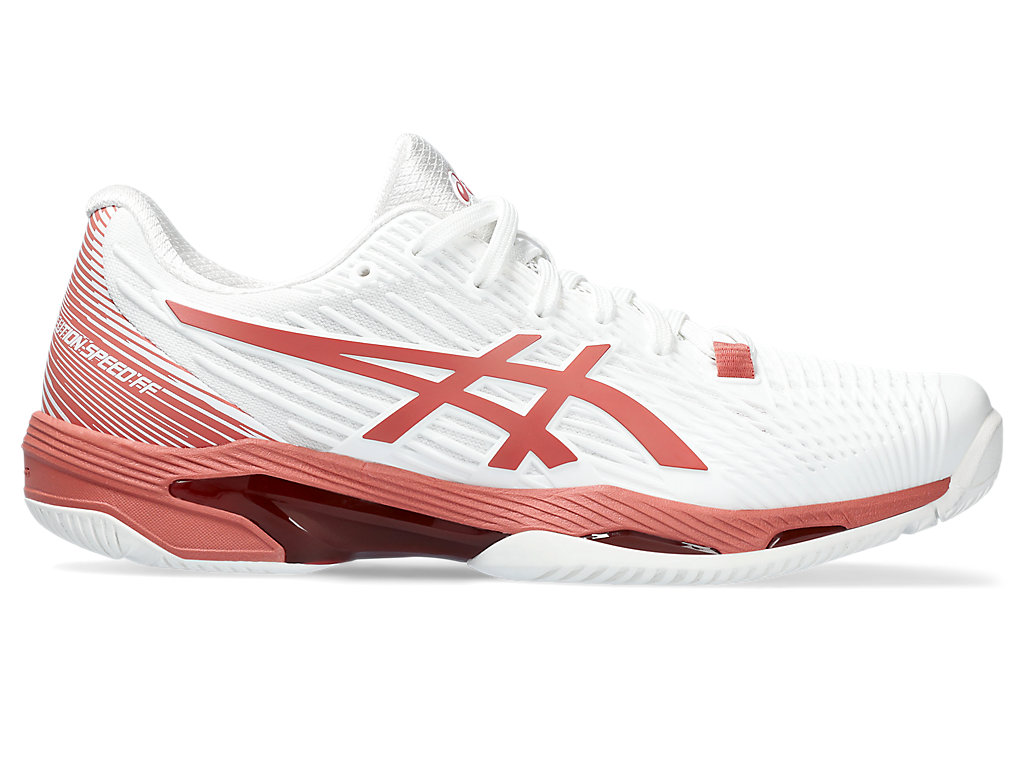 ASICS SOLUTION SPEED FF 2, WHITE/LIGHT GARNET, swatch