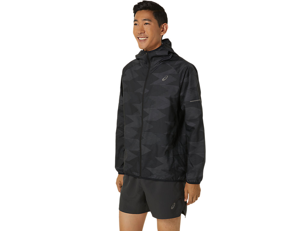 MEN PACKABLE GRAPHIC JACKET image number null