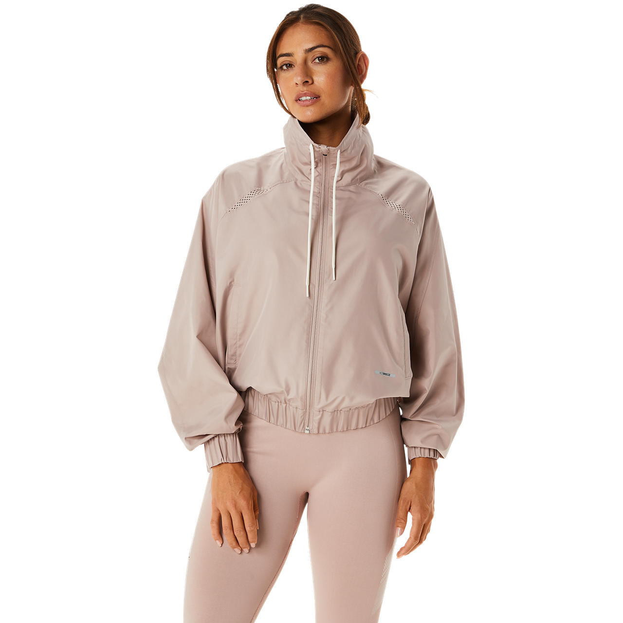 ASICS WOMEN ACTIBREEZE WOVEN JACKET, FAWN, swatch