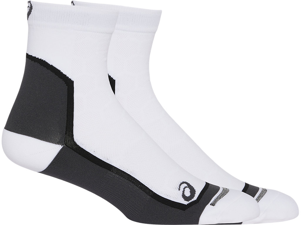 ASICS ROAD QUARTER, BRILLIANT WHITE/PERFORMANCE BLACK, swatch