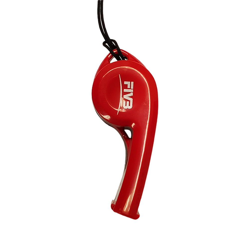 MIKASA PUL-RBK (RED/BLACK) PEA WHISTLE, , large image number null