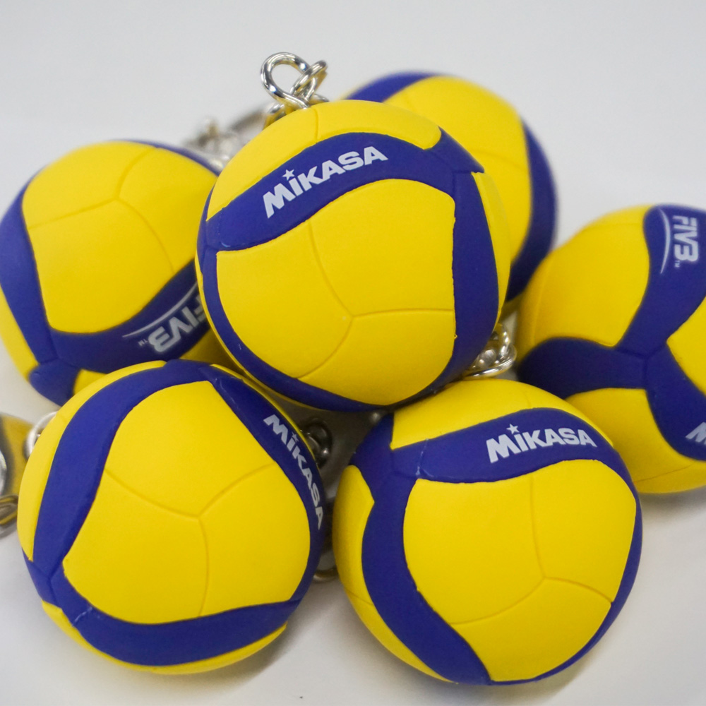 MIKASA MINIATURE VOLLEYBALL KEYCHAIN, , large image number null