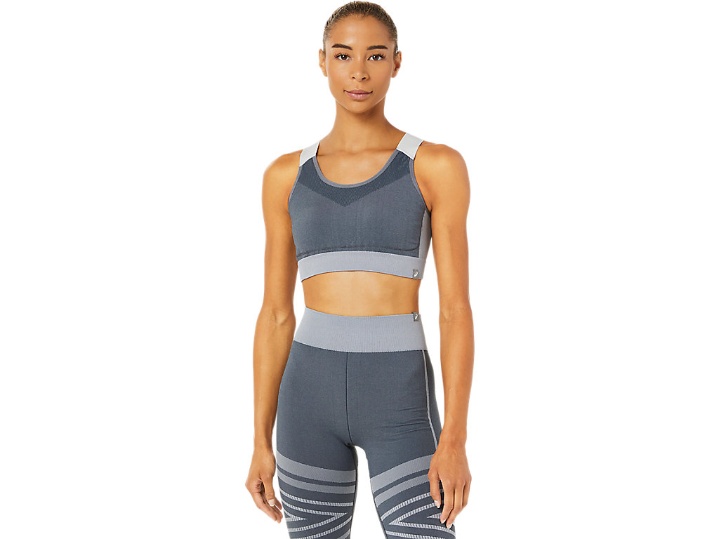 ASICS WOMEN SEAMLESS BRA, METROPOLIS, swatch