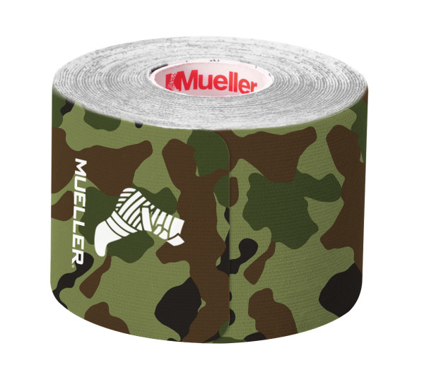 MUELLER® KINESIOLOGY TAPE® 20 PRE-CUT I-STRIPS, 1 ROLL - GREEN CAMO, , large image number null