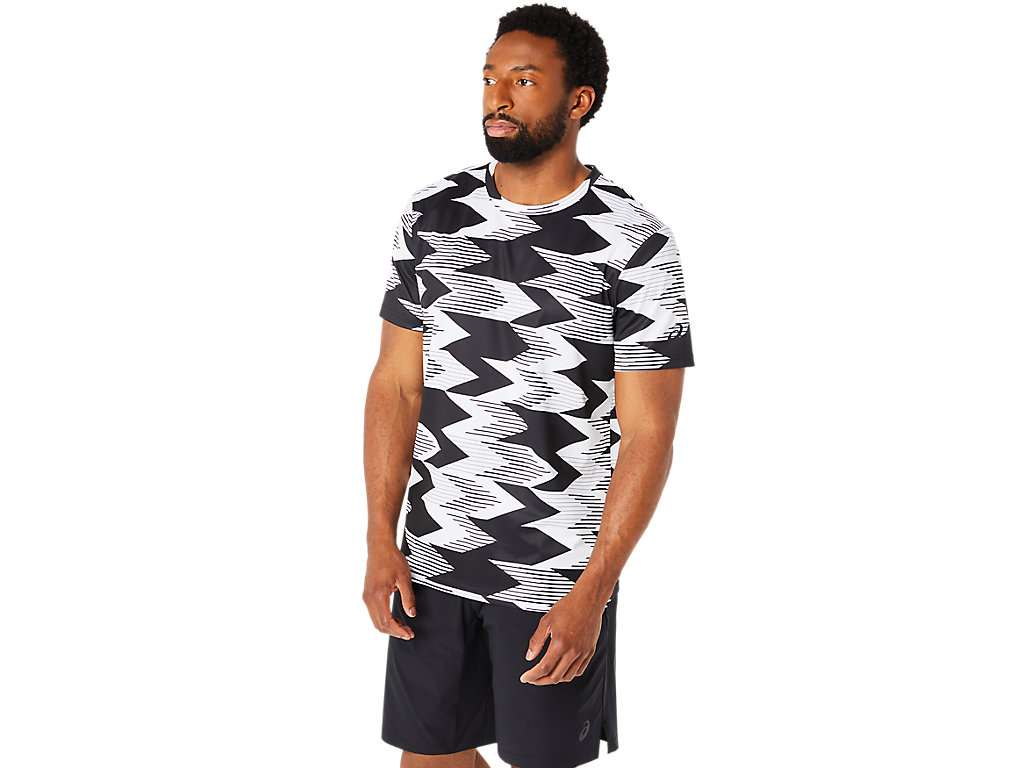 ASICS SEASONAL ALL OVER PRINT SS TOP image number null