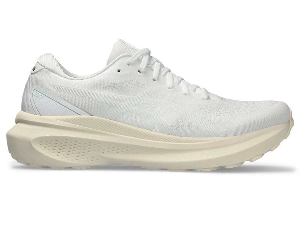 ASICS GEL-KAYANO 30, WHITE/WHITE, swatch