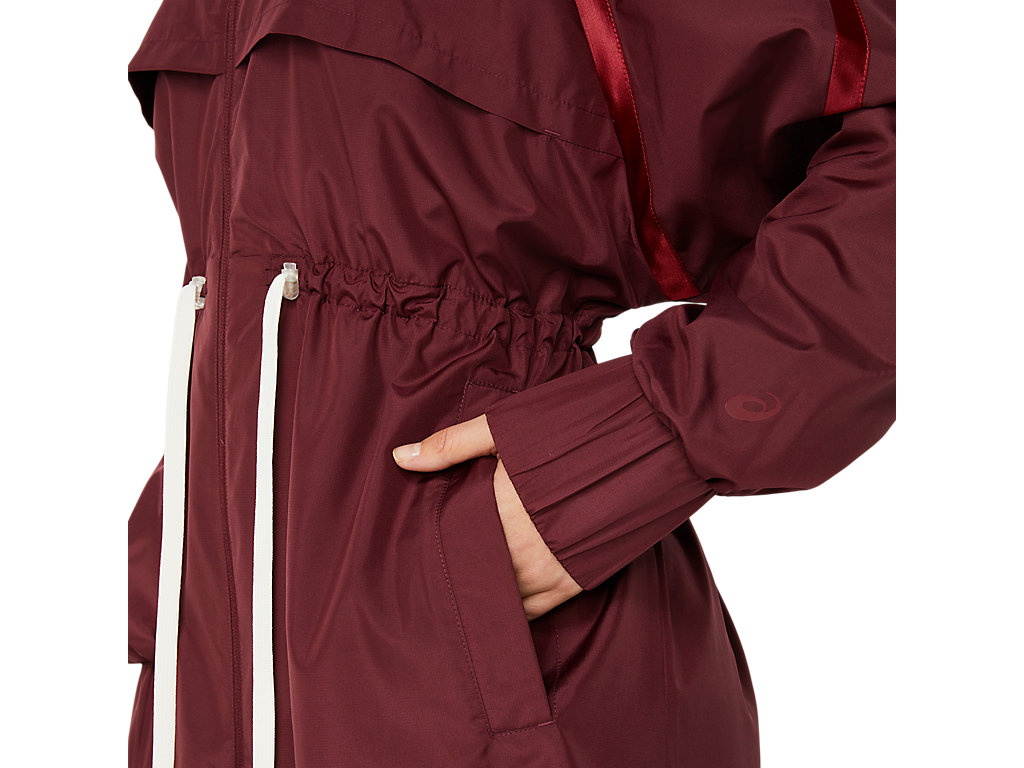 ASICS WOMEN NAGINO WOVEN LONG JACKET image number null