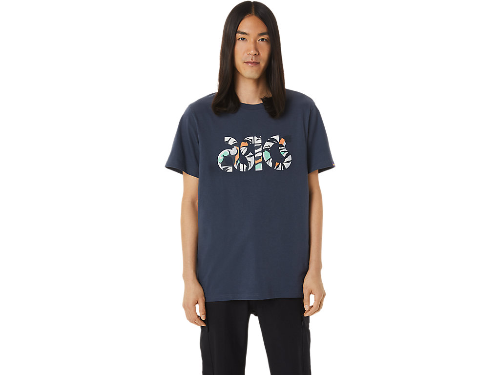 ASICS JPN GRAPHIC SS TOP 2, CREAM, swatch