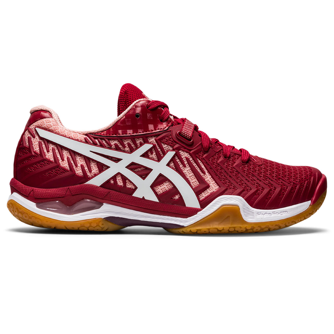 ASICS COURT CONTROL FF 2, FROSTED ROSE/WHITE, swatch
