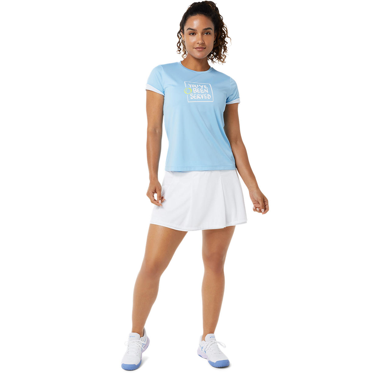 ASICS WOMEN COURT GRAPHIC TEE image number null