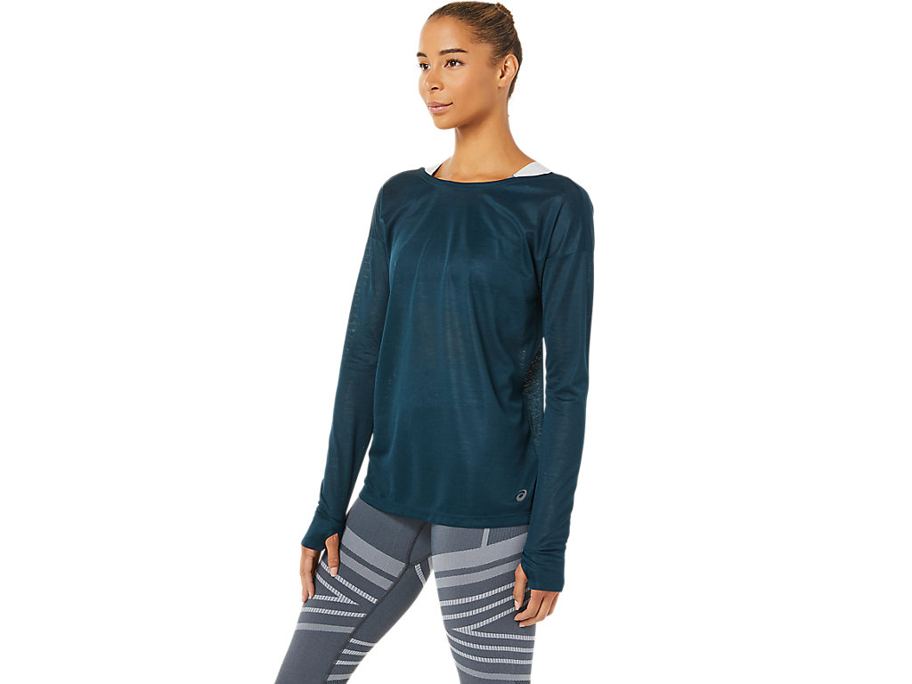 ASICS WOMEN OPEN BACK LS TOP image number null