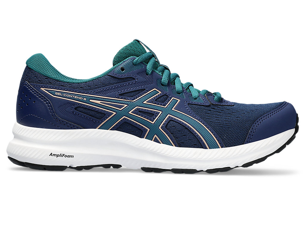 ASICS GEL-CONTEND 8, BLUE EXPANSE/RICH TEAL, swatch