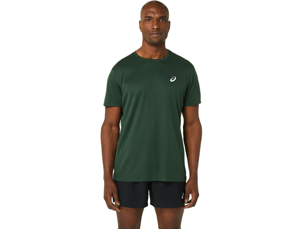 ASICS SILVER SS TOP, RAIN FOREST, swatch