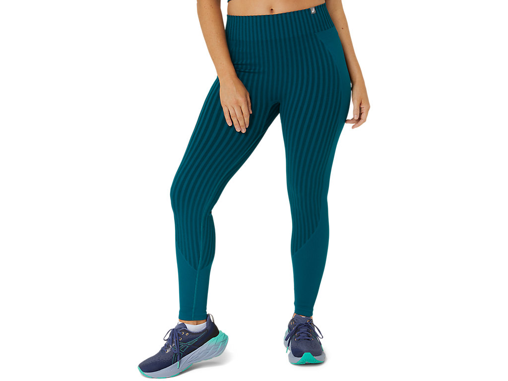 ASICS NAGINO FLEX SEAMLESS TIGHT, RICH TEAL, swatch
