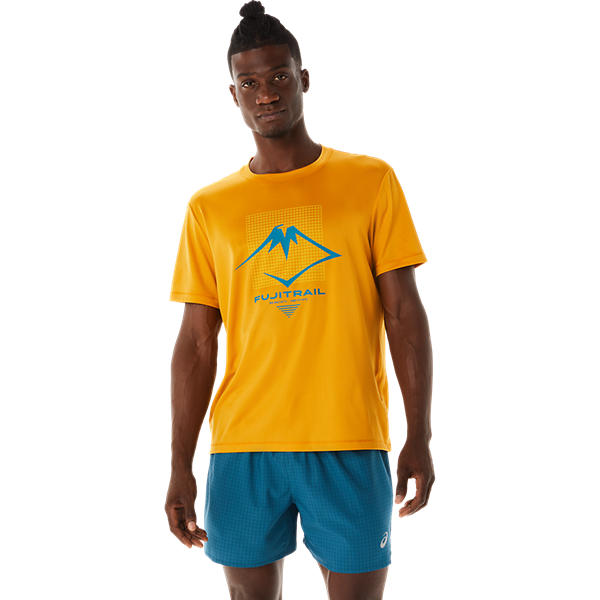 ASICS FUJITRAIL LOGO SS TOP, SANDSTORM, swatch