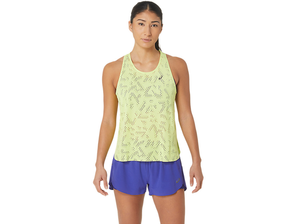 ASICS VENTILATE ACTIBREEZE TANK, GLOW YELLOW, swatch