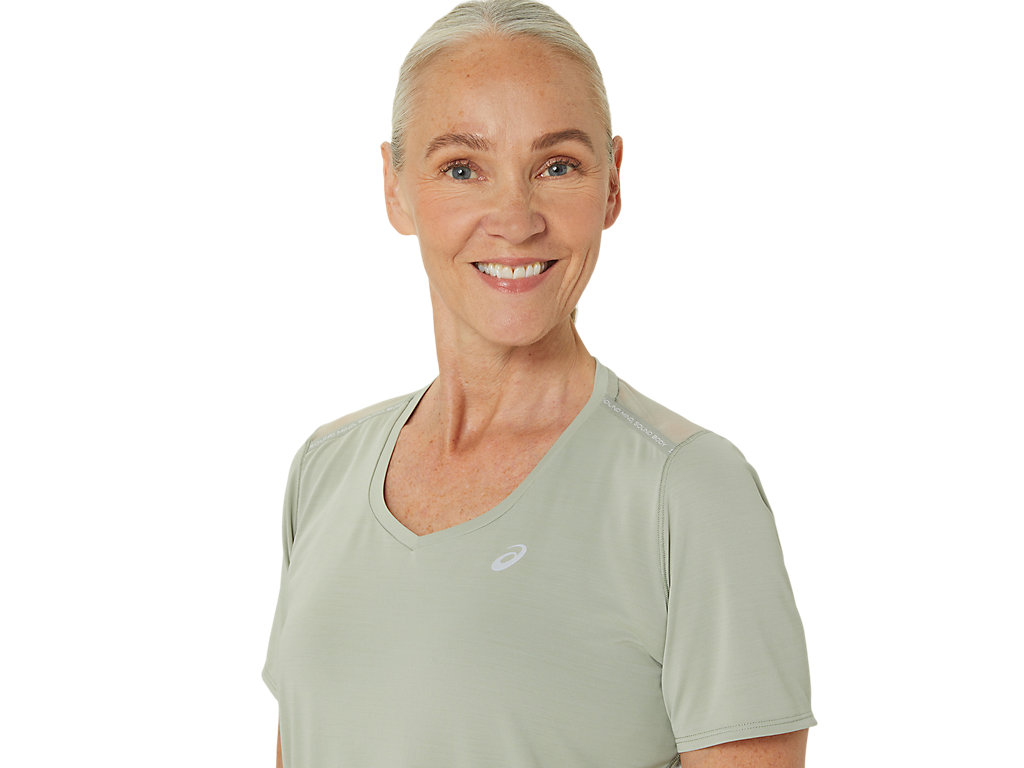 ASICS ROAD V-NECK SS TOP image number null