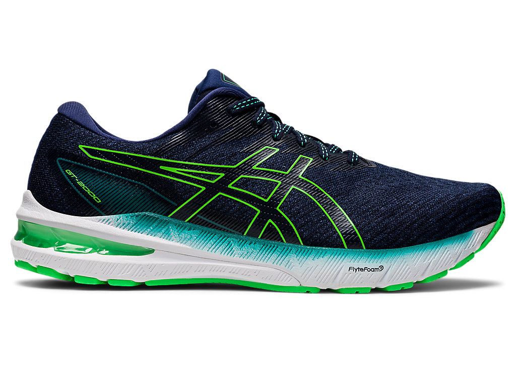ASICS GT-2000 10, DEEP OCEAN/NEW LEAF, swatch