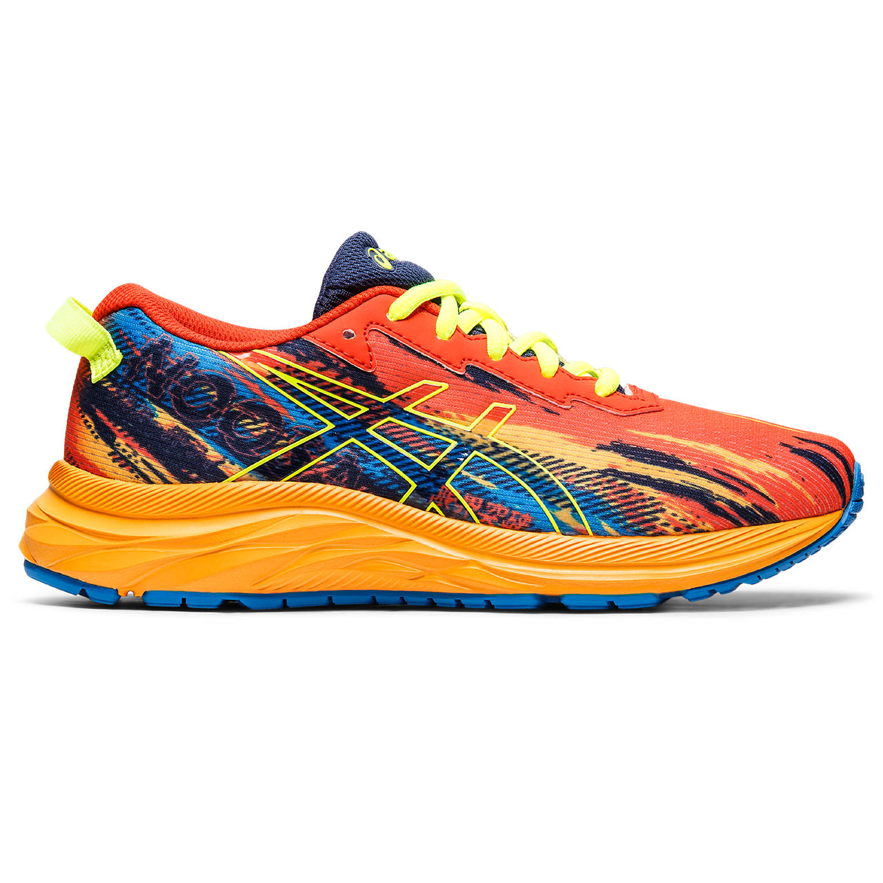 ASICS GEL-NOOSA TRI 13 GS, CHERRY TOMATO/SAFETY YELLOW, swatch