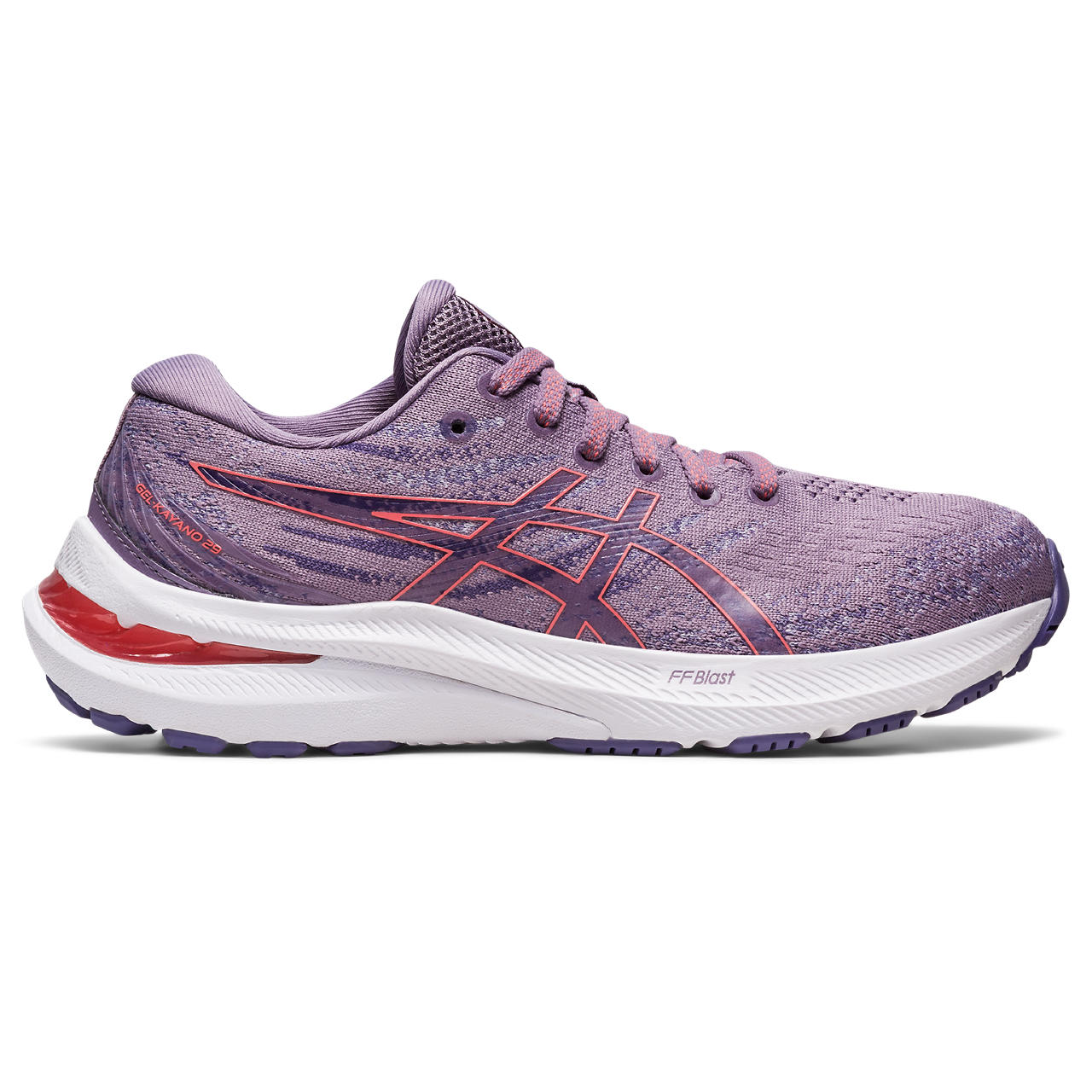 ASICS GEL-KAYANO 29 GS, VIOLET QUARTZ/PAPAYA, swatch