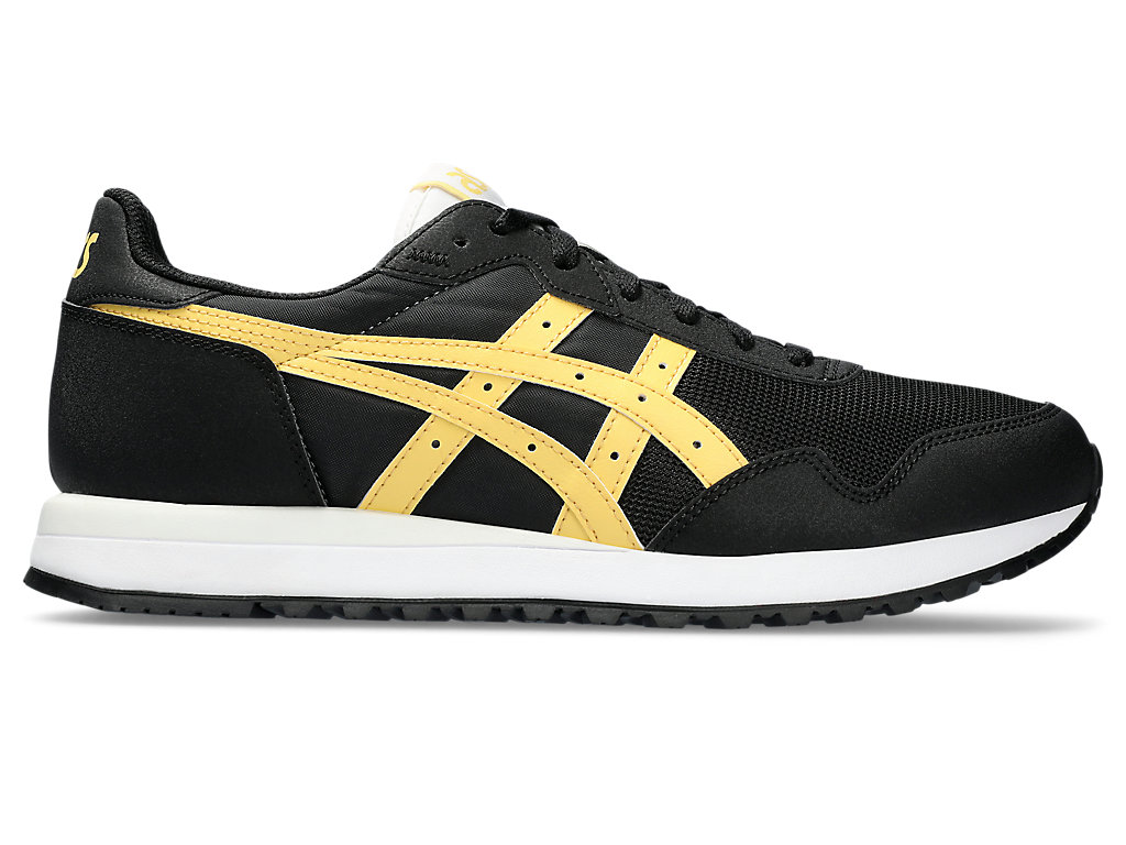 ASICS TIGER RUNNER II, BLACK/FADED YELLOW, swatch