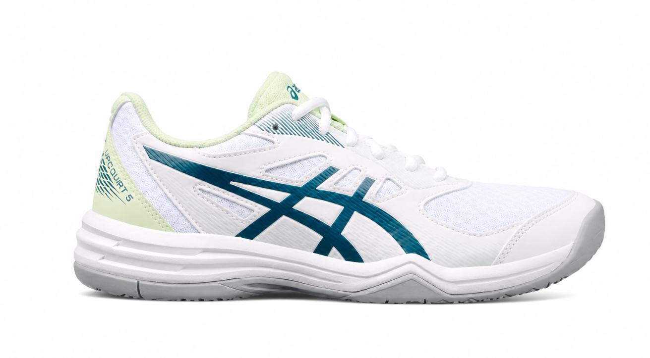 UPCOURT 5, WHITE INK TEAL, swatch