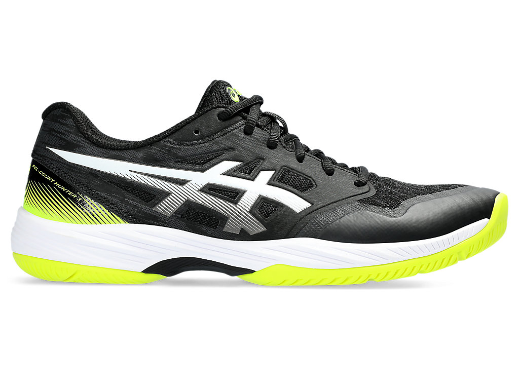 ASICS GEL-COURT HUNTER 3, BLACK/WHITE, swatch