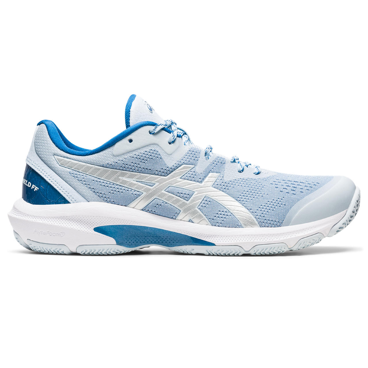 ASICS NETBURNER SHIELD FF, SKY/PURE SILVER, swatch