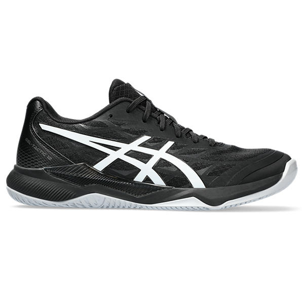 ASICS GEL-TACTIC 12, BLACK/WHITE, swatch