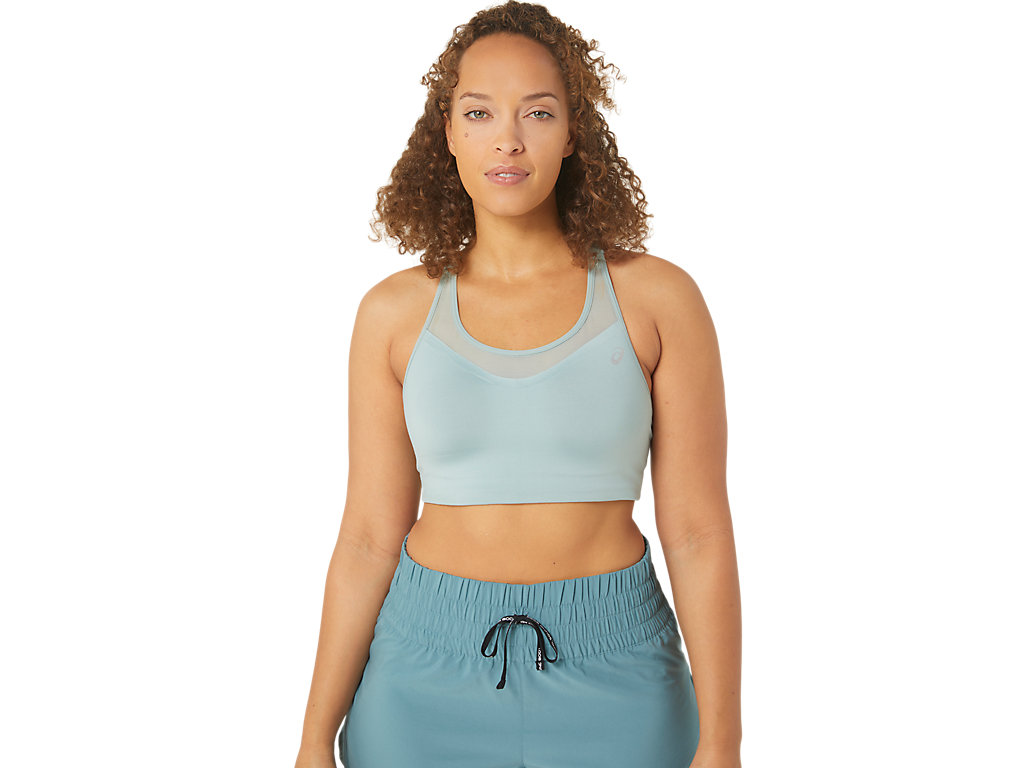 ASICS ACCELERATE BRA, OCEAN HAZE, swatch
