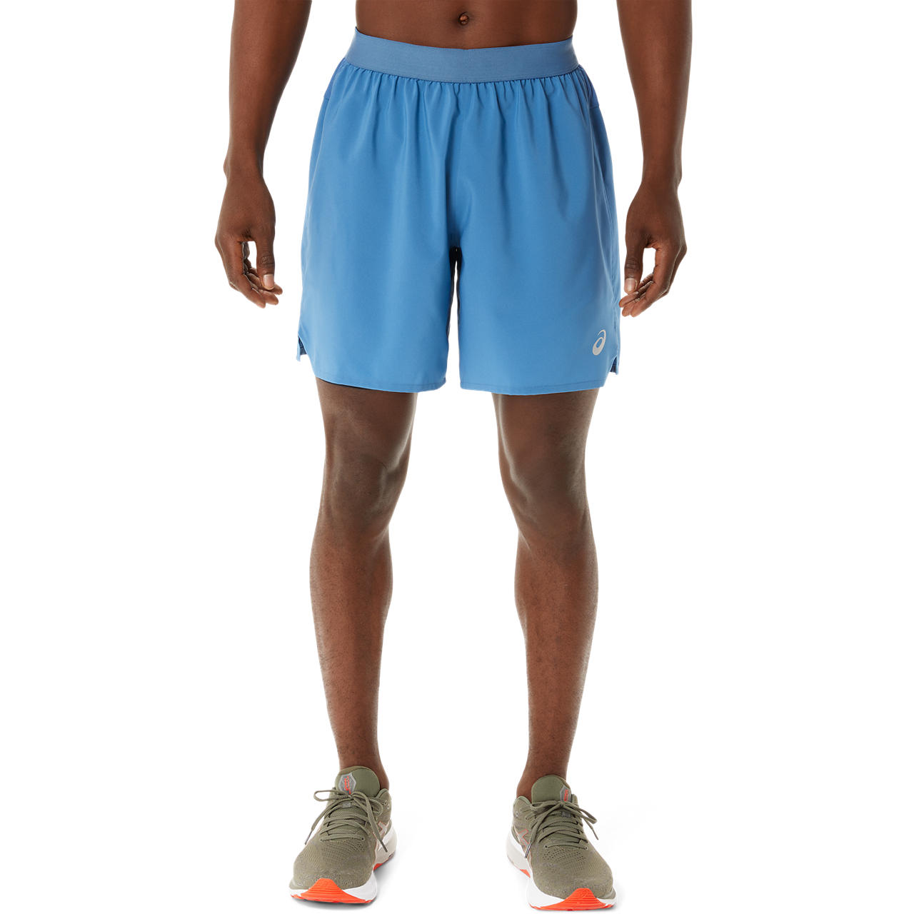 ASICS ROAD 2-N-1 7IN SHORT, AZURE/PERFORMANCE BLACK, swatch