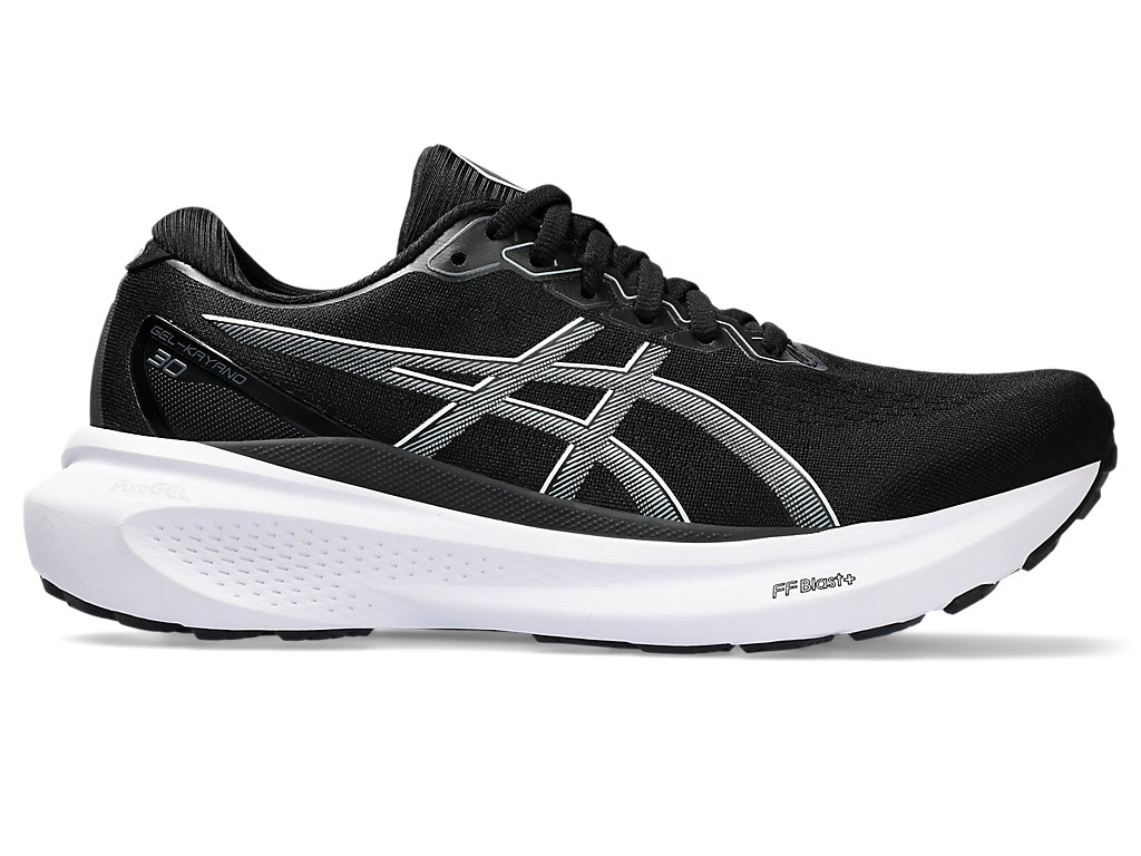 ASICS GEL-KAYANO 30, BLACK/SHEET ROCK, swatch