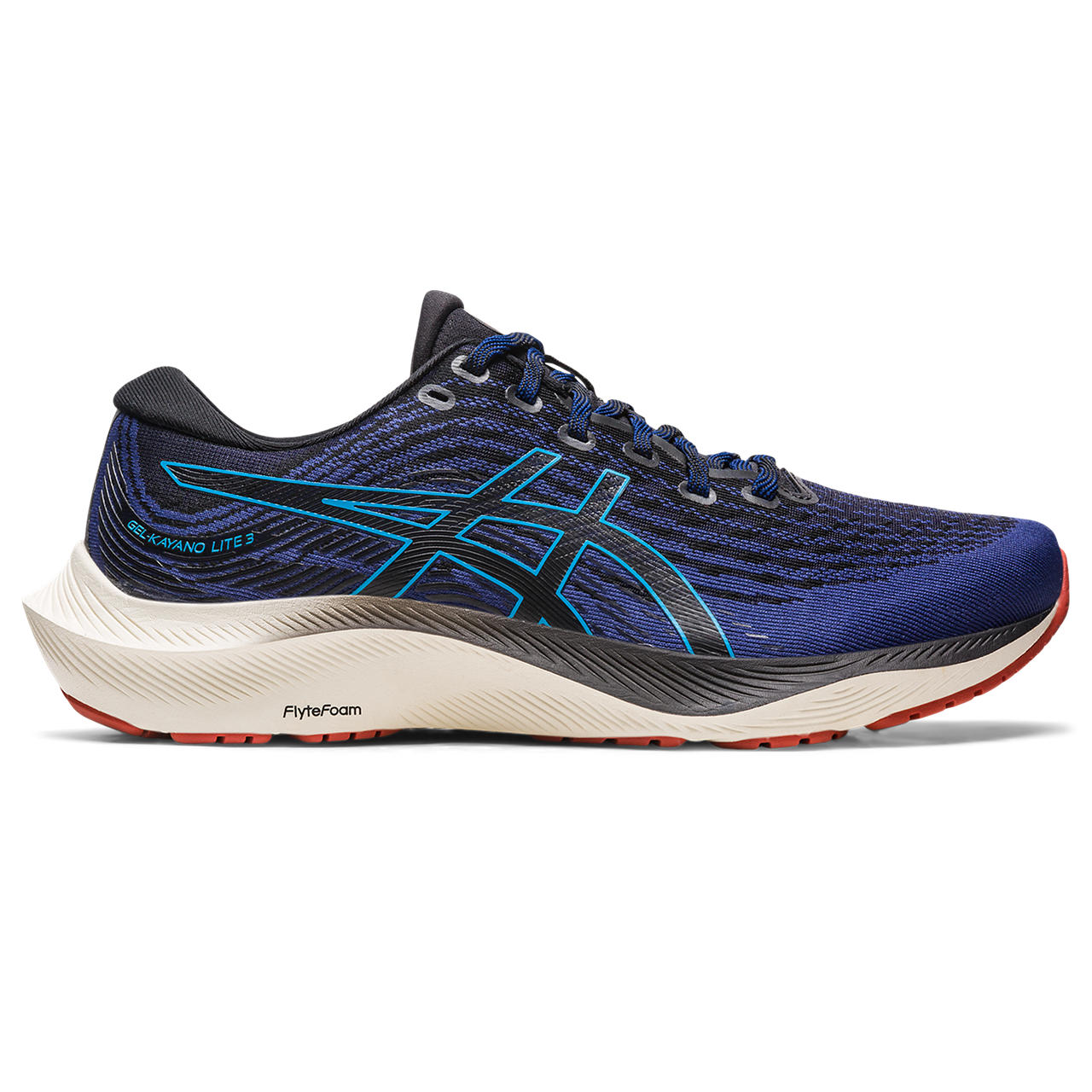 ASICS GEL-KAYANO LITE 3, INDIGO BLUE/BLACK, swatch